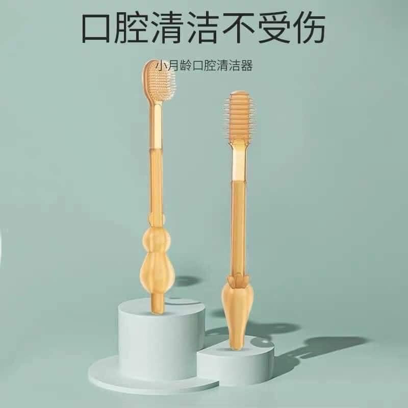Bộ rơ lưỡi silicon cho bé , dụng cụ tưa lưỡi cho bé
