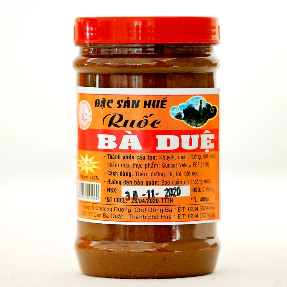 Mắm Ruốc Bà Duệ chính gốc Huế loại đặc biệt thơm ngon 400g