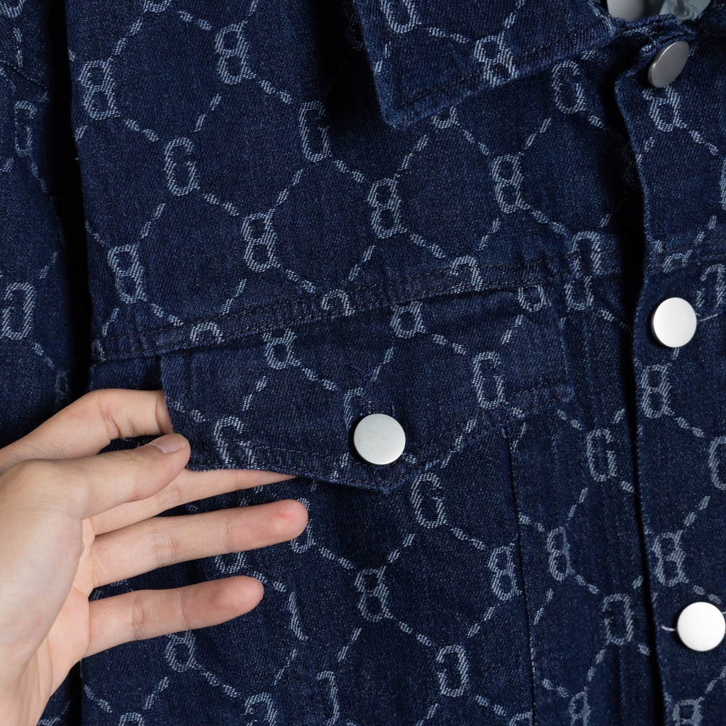 Áo khoác Jacket The Bad God Monogram Denim