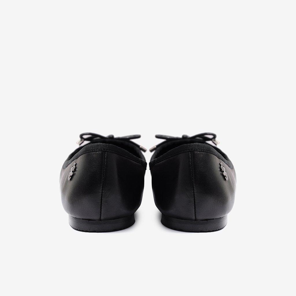Giày Búp Bê Da Thật Nữ Gosto Ballet GFW007488DEN (Đen)