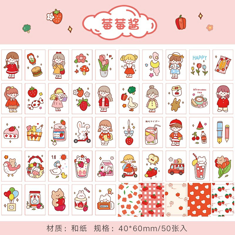 Sticker dán bình nước(lẻ 1 hình)