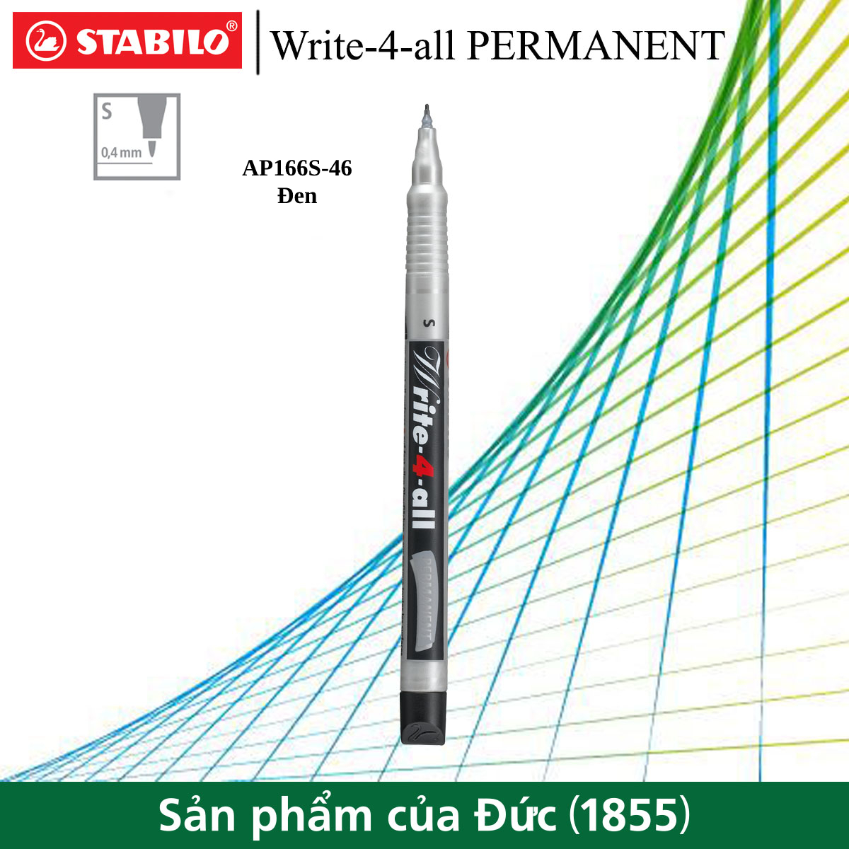 Bút kỹ thuật STABILO Write-4-all 0.5mm AP166S