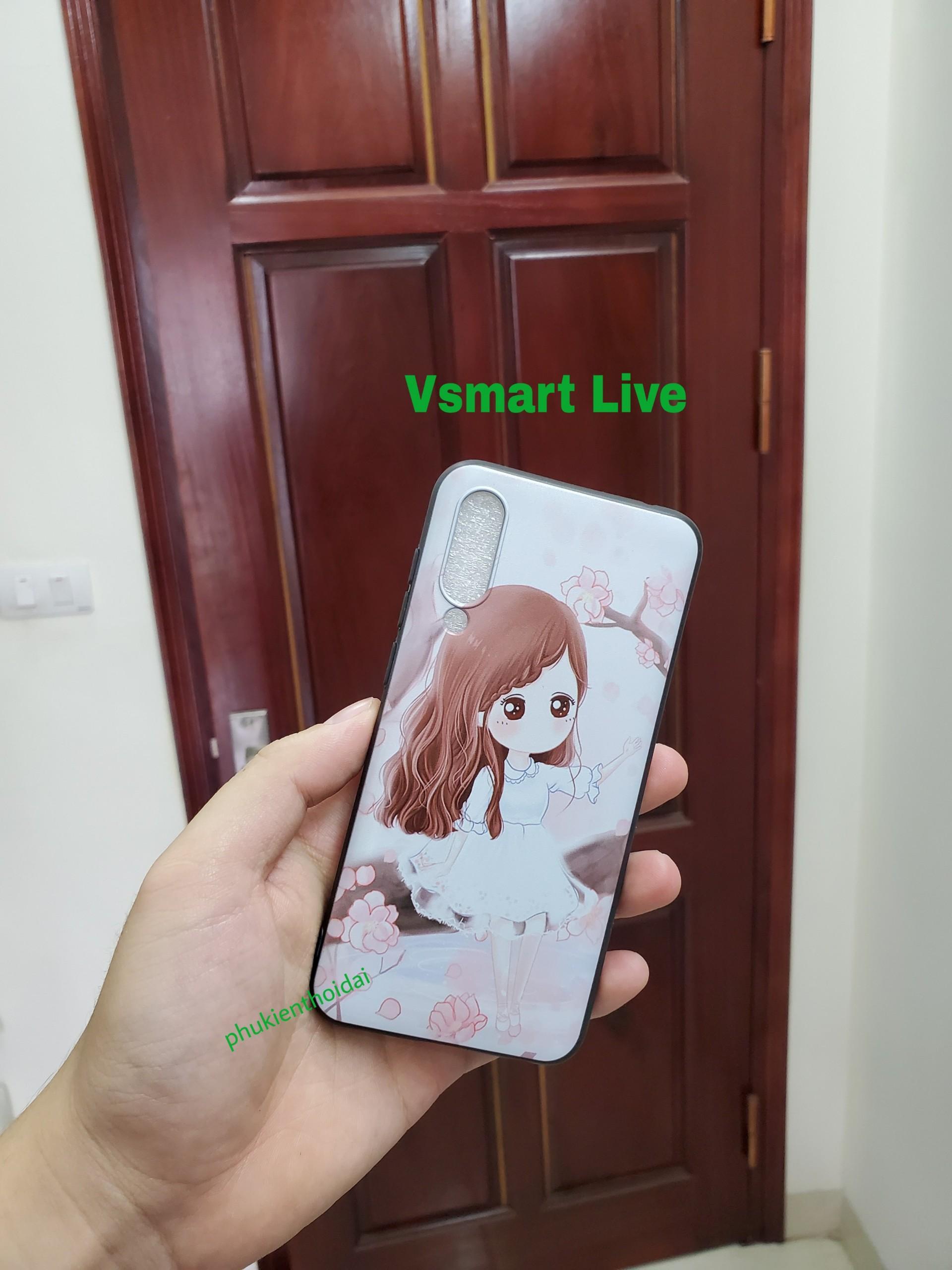 Ốp lưng Vsmart Live dẻo TPU in 3D cao cấp chất đẹp