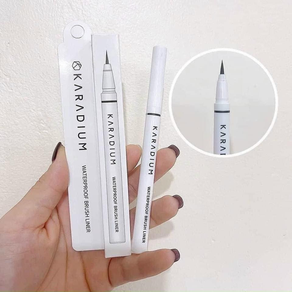 Kẻ Mắt Karadium Waterproof Brush Liner Black