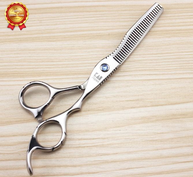 Bộ kéo cắt tóc Kasho BY trắng (Tặng bao da và chỉnh kéo khi mua 2 cây )