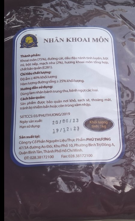 Nhân Trung Thu Phú Thương gói 1kg