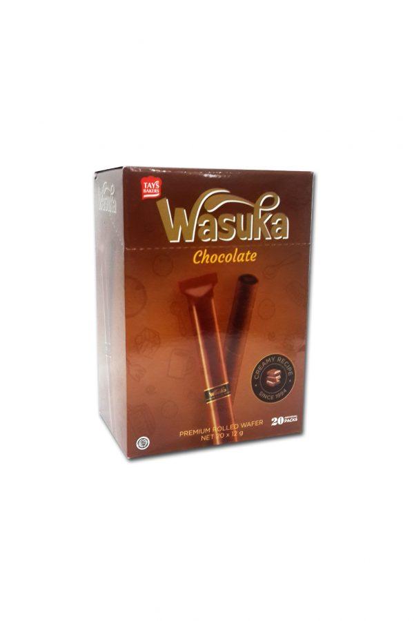 Bánh Wasuka Premium Rolled Wafer 240g (20 cái) - Chocolate