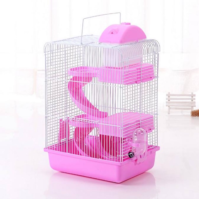 lồng tiểu hoàng tử 2 tầng lớn cho hamster  - T3 PETS SHOP