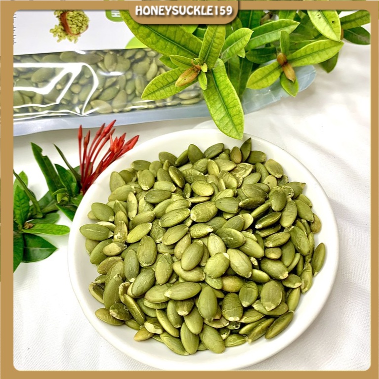 100g hạt bí xanh - đã tách vỏ - hạt bí loại sống làm sữa hạt và nhân bánh
