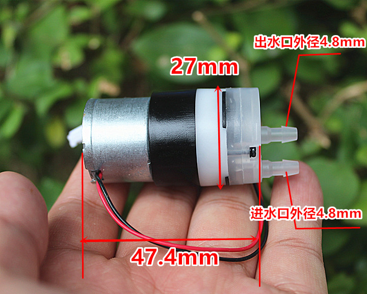 Máy Bơm Nước mini Tự Mồi 3V 3.7V Bơm Nước Bơm Động Cơ DC 310