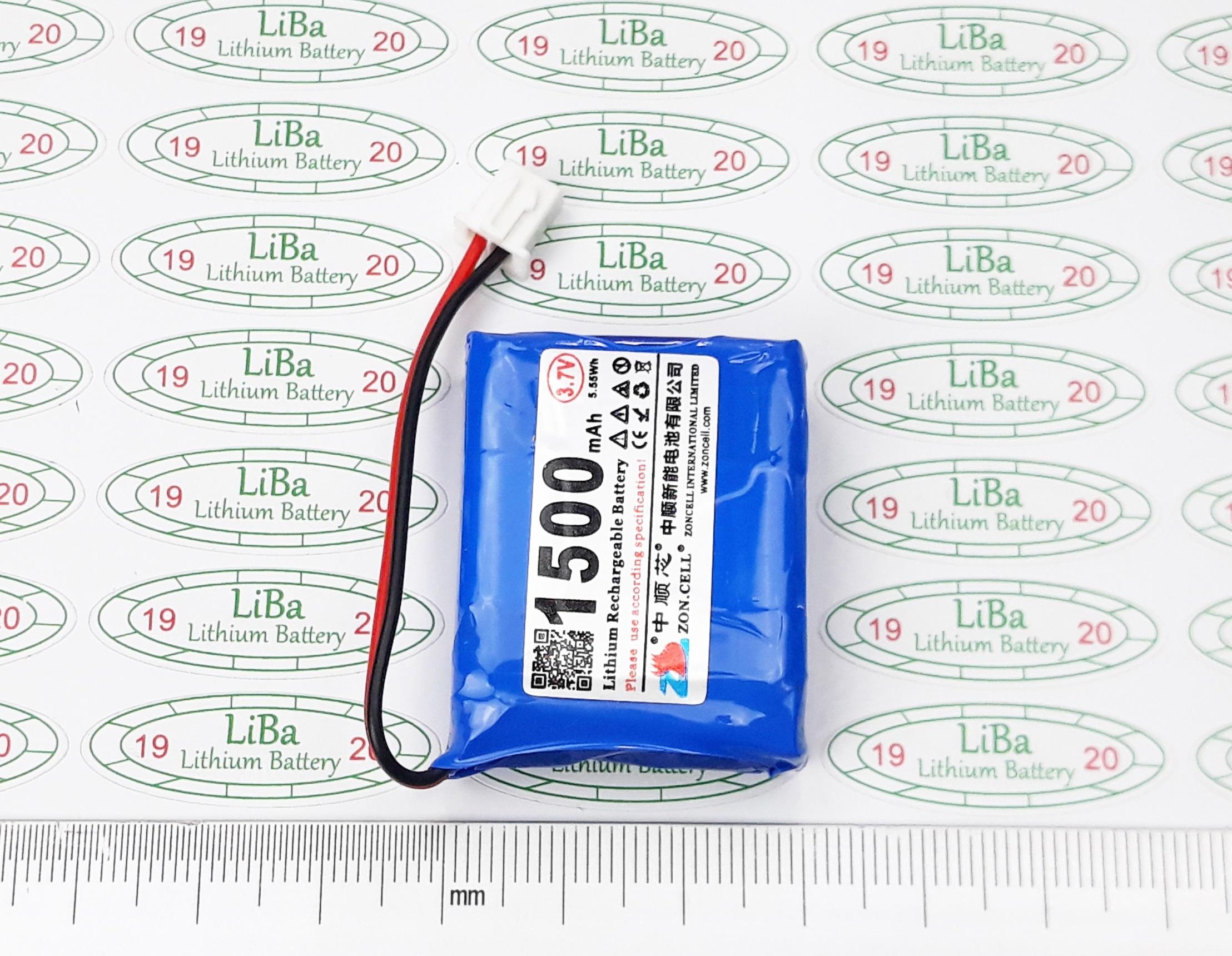 [HCM]Pin Lithium Polyme 3.7V 1500mAh 12 x 30 x 35 mm _ LiBa