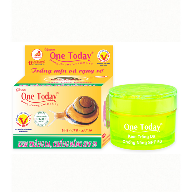 Kem trắng da - Chống nắng Spf-50 One Today (9g) 99K