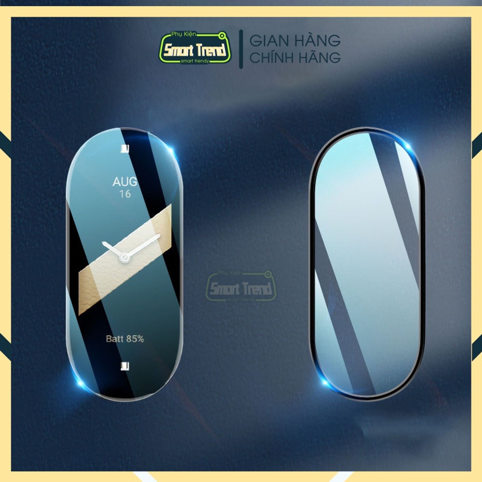 Miếng dán kính cường lực full màn đồng hồ thông minh xiaomi mi band 8 miband 8 3d pmma