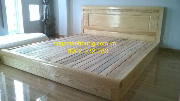 [HCM]Giường ngủ kiểu nhật sát đất gỗ sồi 1M6 và 1M8X2M
