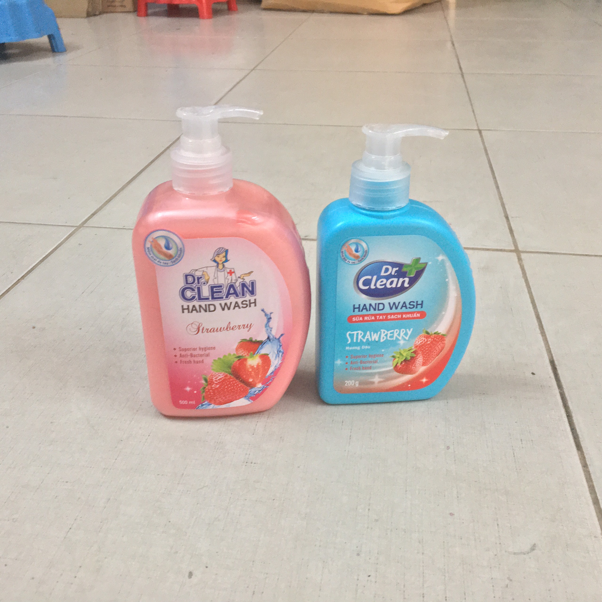 Sữa rửa tay Dr.clear 200 ml Hương dâu