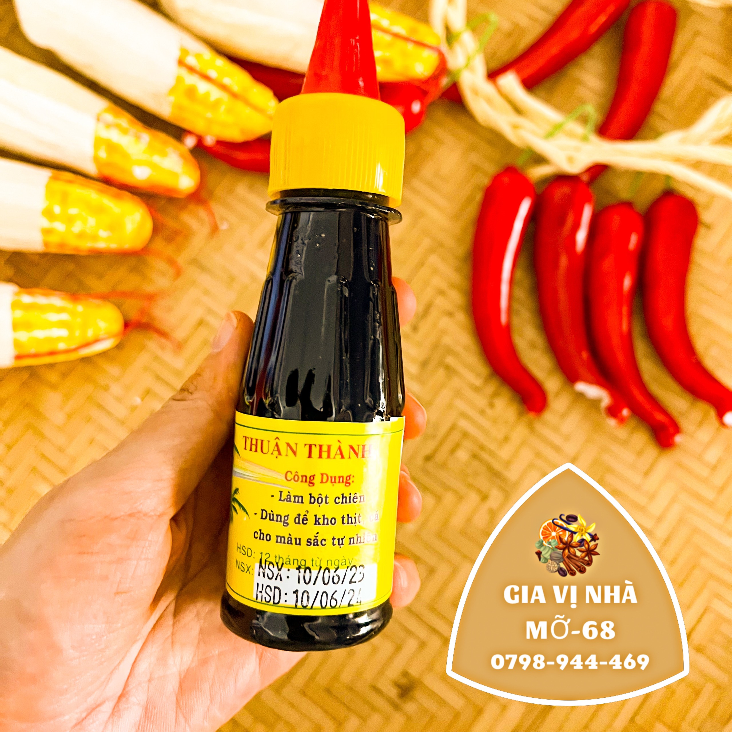 NƯỚC MÀU DỪA BẾN TRE THUẬN THÀNH - CHAI 100ML