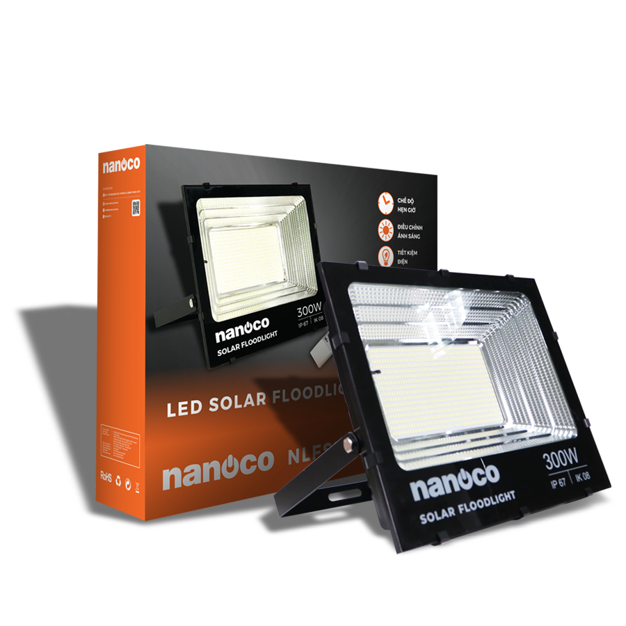Đèn Pha năng lượng mặt trời chống nước Nanoco
