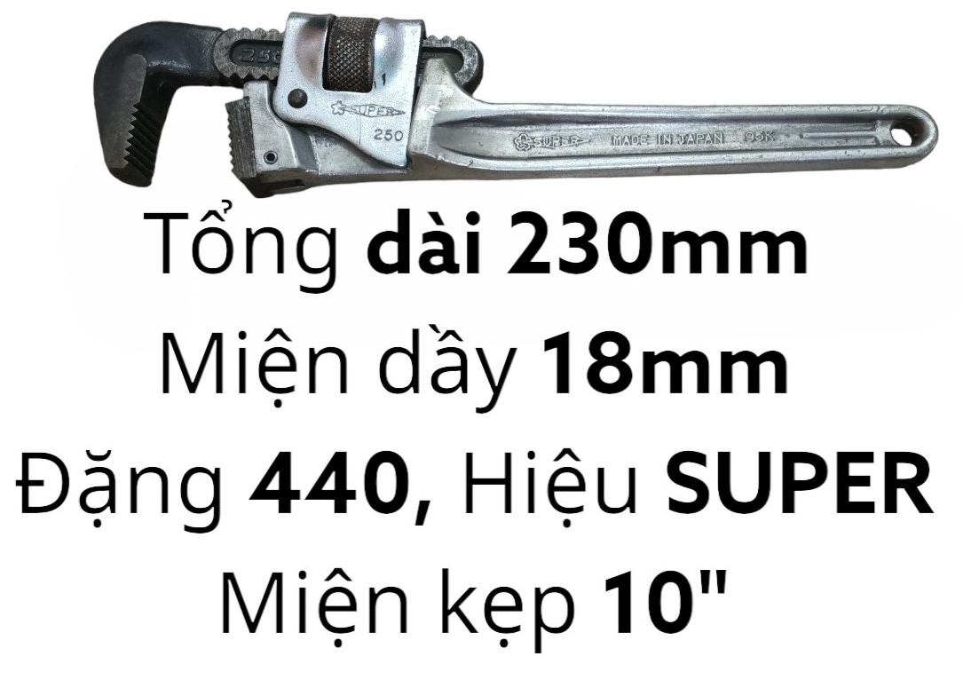 mỏ lết đa năng thương hiệu TOP , LOBSTER , SUPER