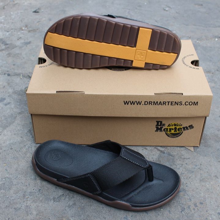 Dép da nam da bò dr martens (DR.K02)