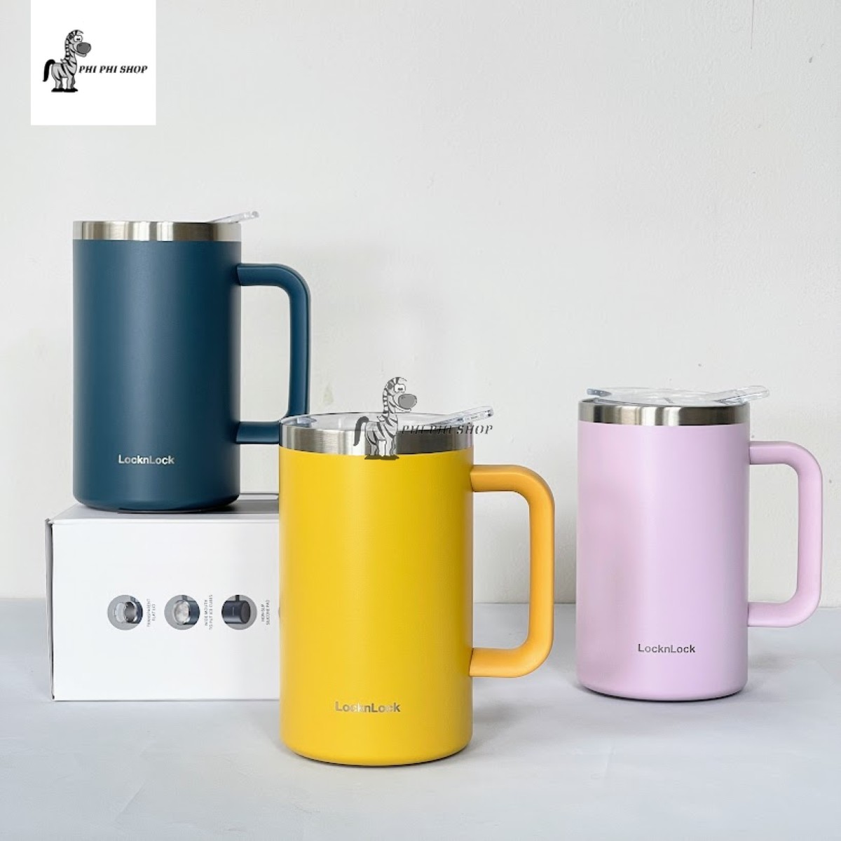 Ly giữ nhiệt Lock&Lock Flat Table Mug 730ml LHC4320