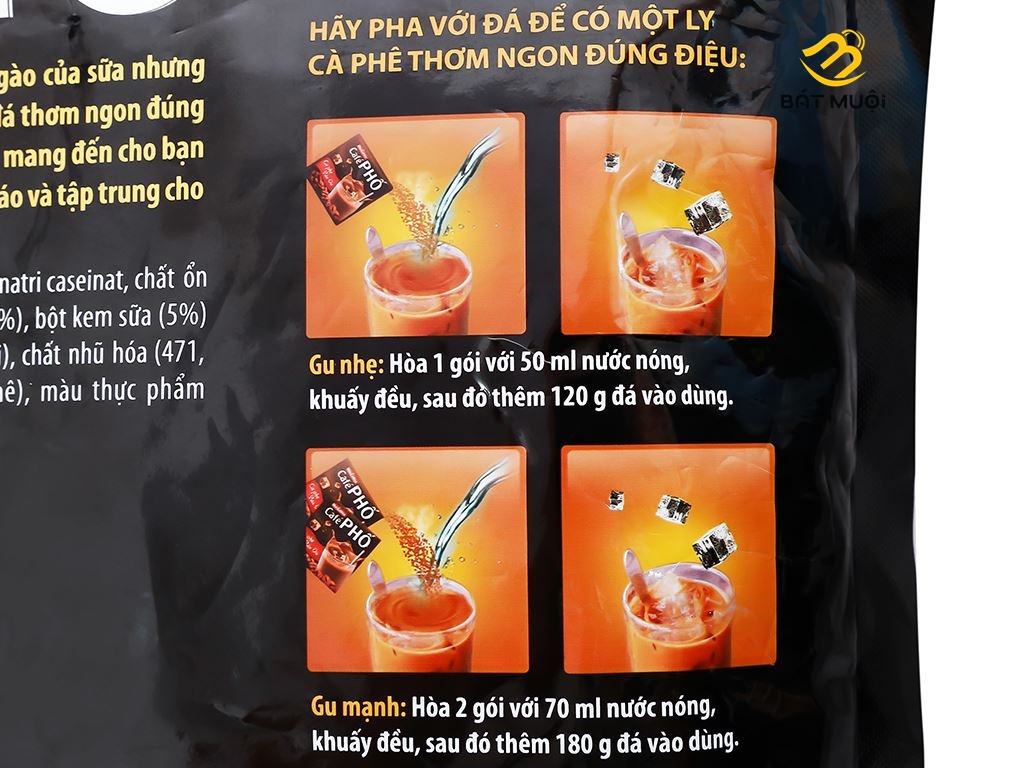 Cà phê sữa đá MacCoffee Café Phố (30 gói x 24g) - combo 2 túi - CTY BÁT MUỘI