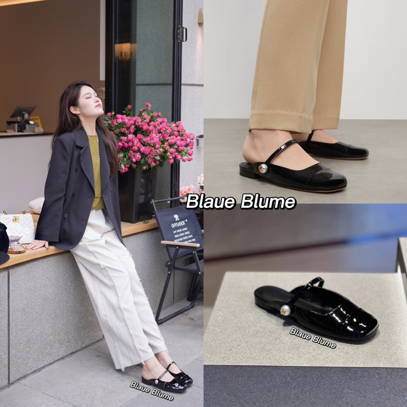 New mule C.N.K 2023 - Sục đính ngọc charm hoa