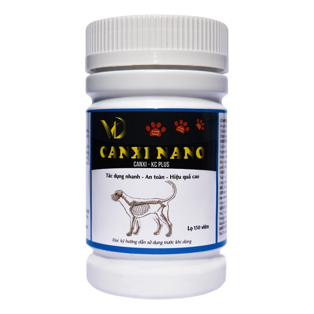 CANXI NANO cho chó mèo 150 viên