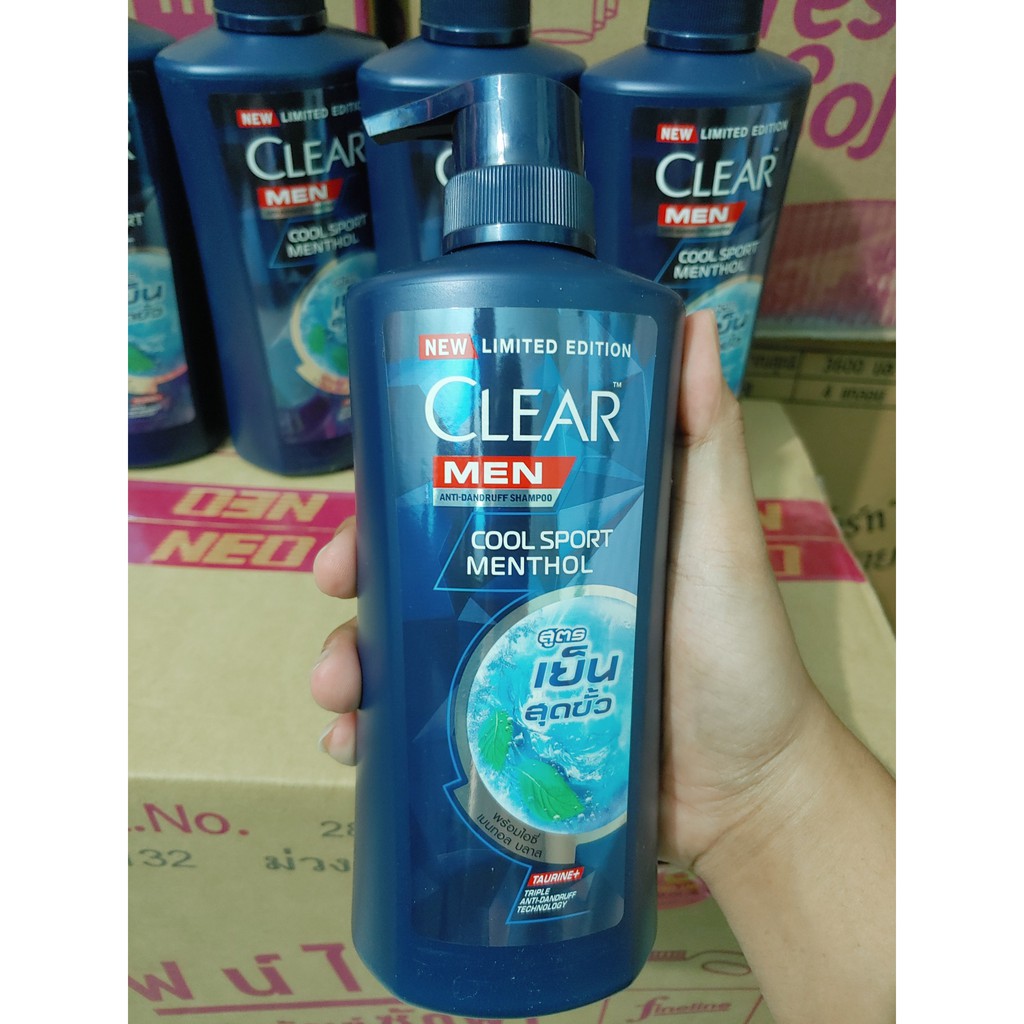 [HCM]Dầu gội Clear Men Thái Lan 450ml Bạc Hà