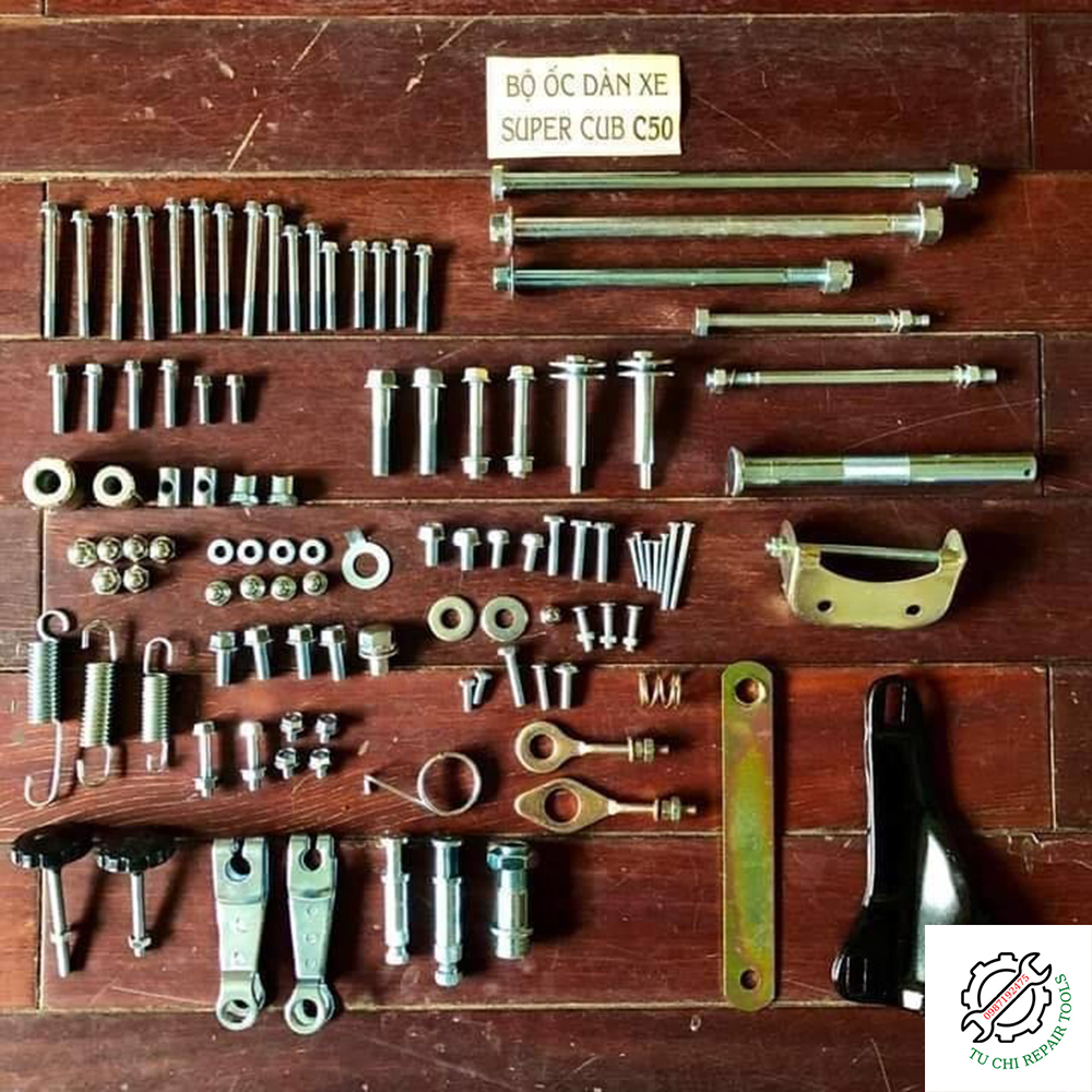 Bộ ốc dàn xe Super Cub C50