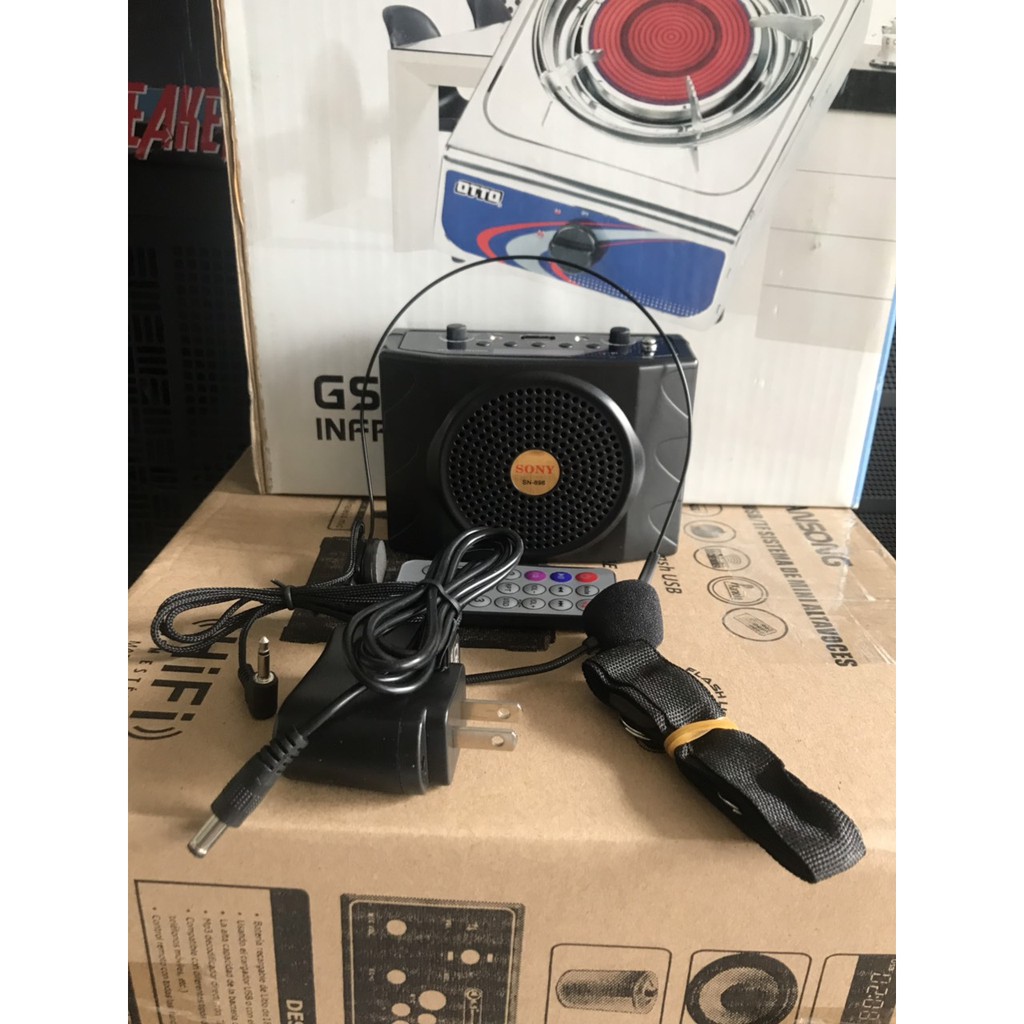 Loa Trợ Giảng SHUEA Sn898 Có Bluetooth, kèm mic dây đeo tai