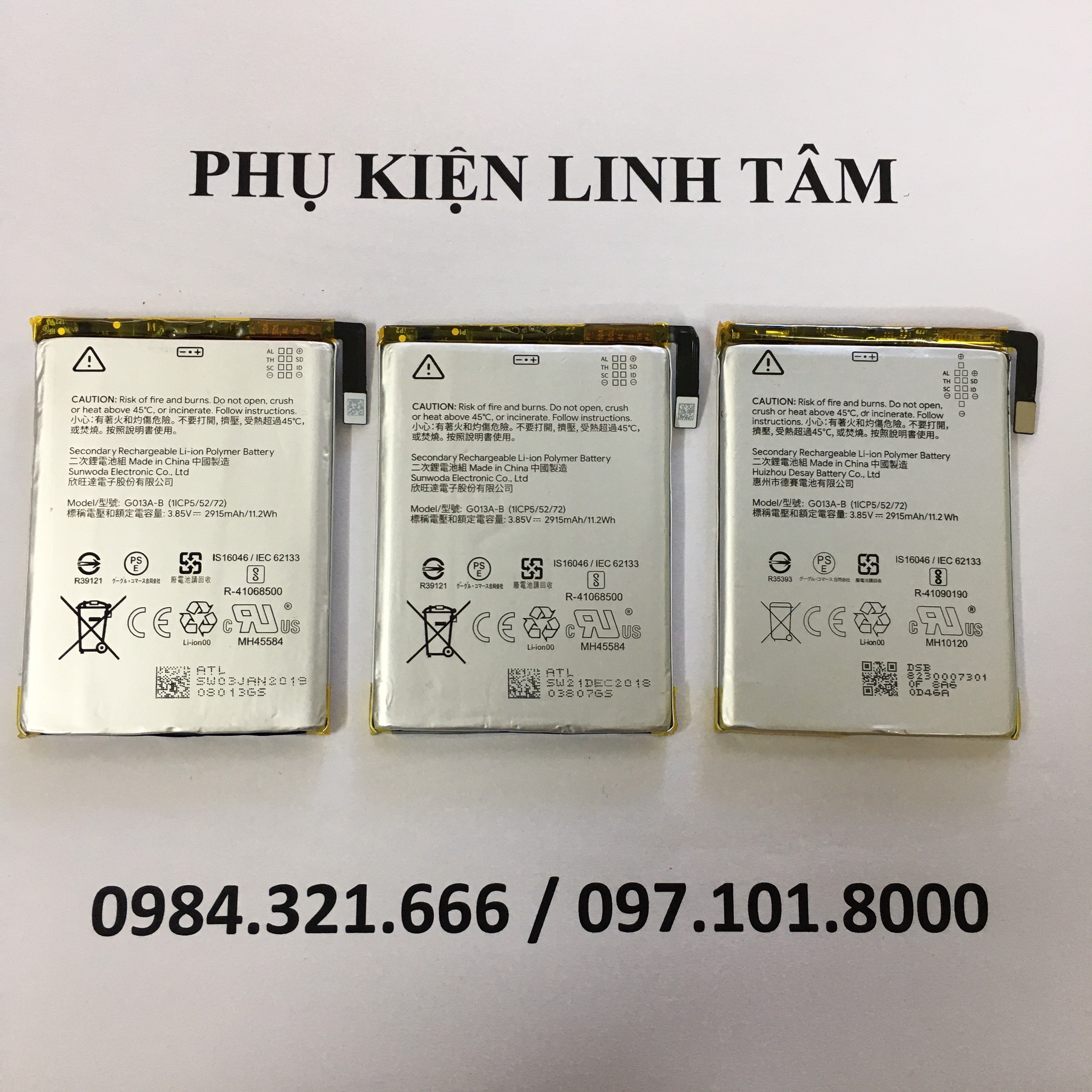 Pin Google Pixel 3 G013A-B