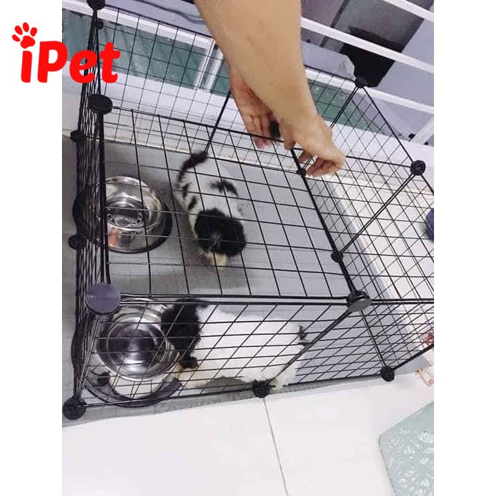 Combo 12 Tấm Ghép Chuồng Quây Cho Thú Cưng Chó Mèo- iPet Shop