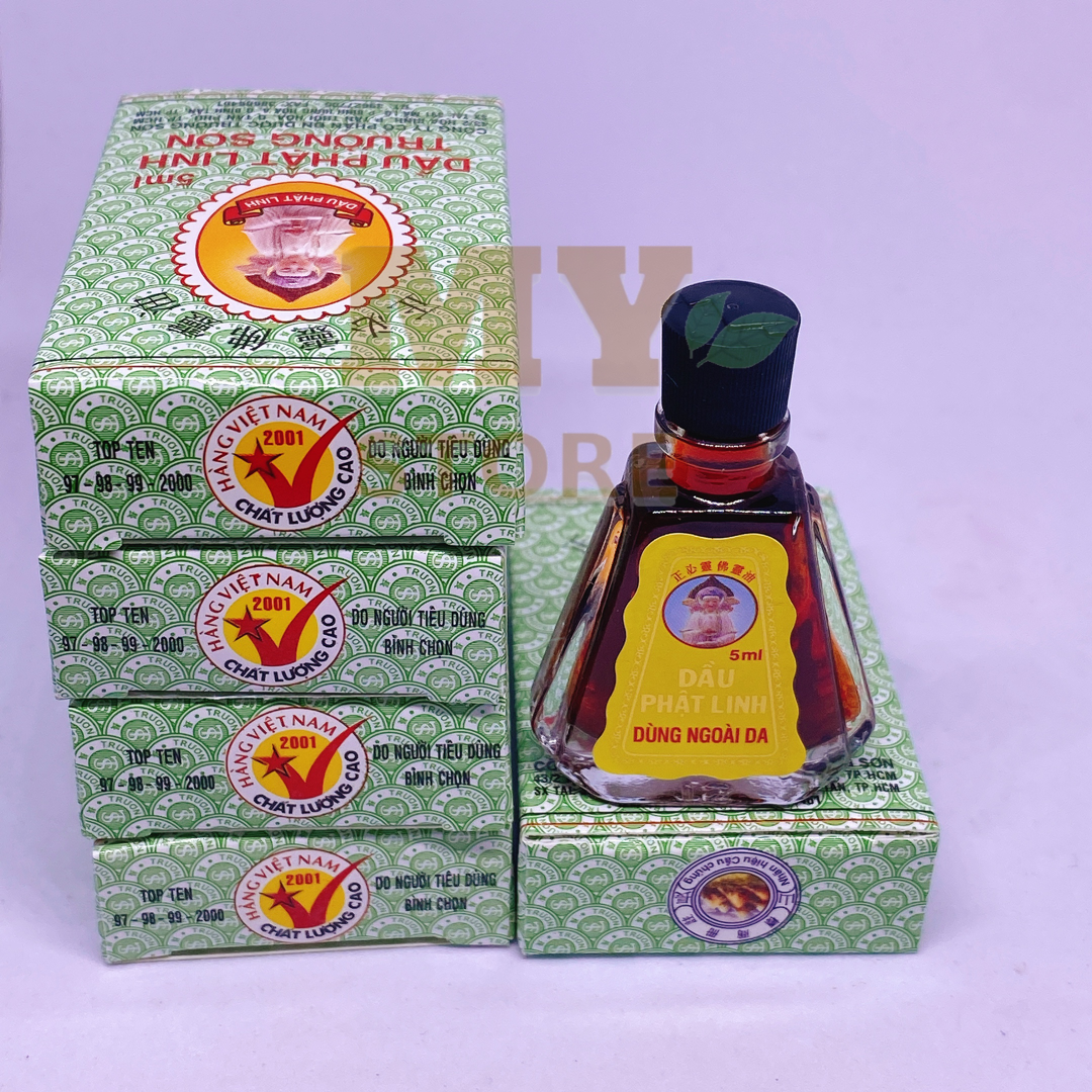 (Chính Hãng) Dầu Gió Phật Linh Trường Sơn Loại Lớn 5ml