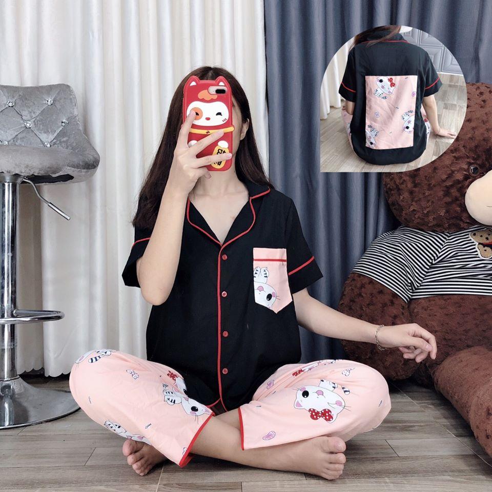 [HCM]Đồ Bộ Pijama Kate Thái loại 1 Túi Phối