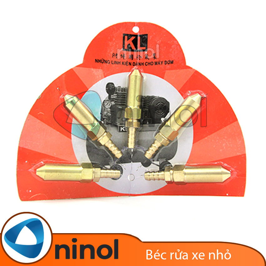 Béc rửa xe thân dài nối ống 8 ly
