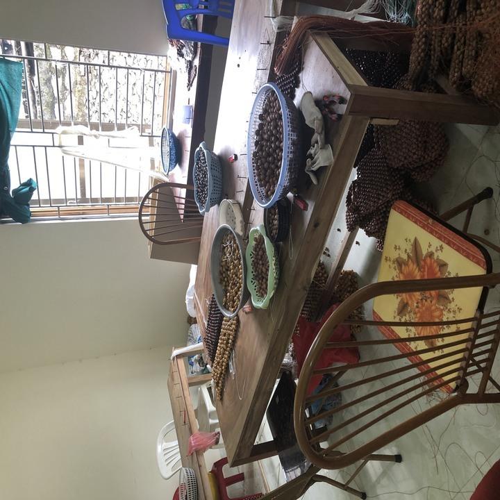 Đệm, lót ghế hạt gỗ tựa lưng massage ô tô, xe hơi 100% gỗ tự nhiên Hương Đỏ cao cấp HD-M/Sản xuất thủ công tại Xưởng
