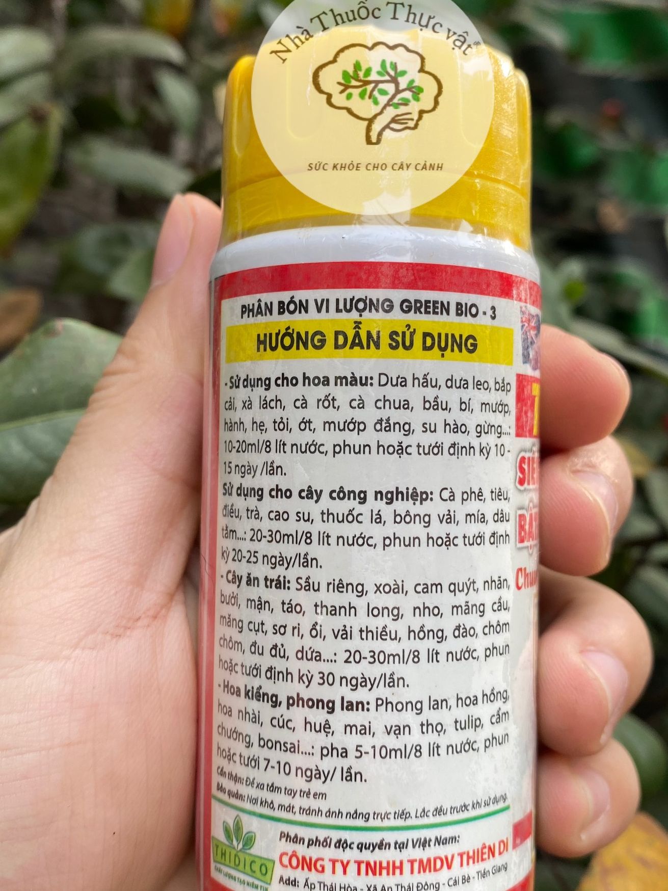 TD - 90 Siêu Phóng đọt, Bật chồi, Mập cọng chai 100ml