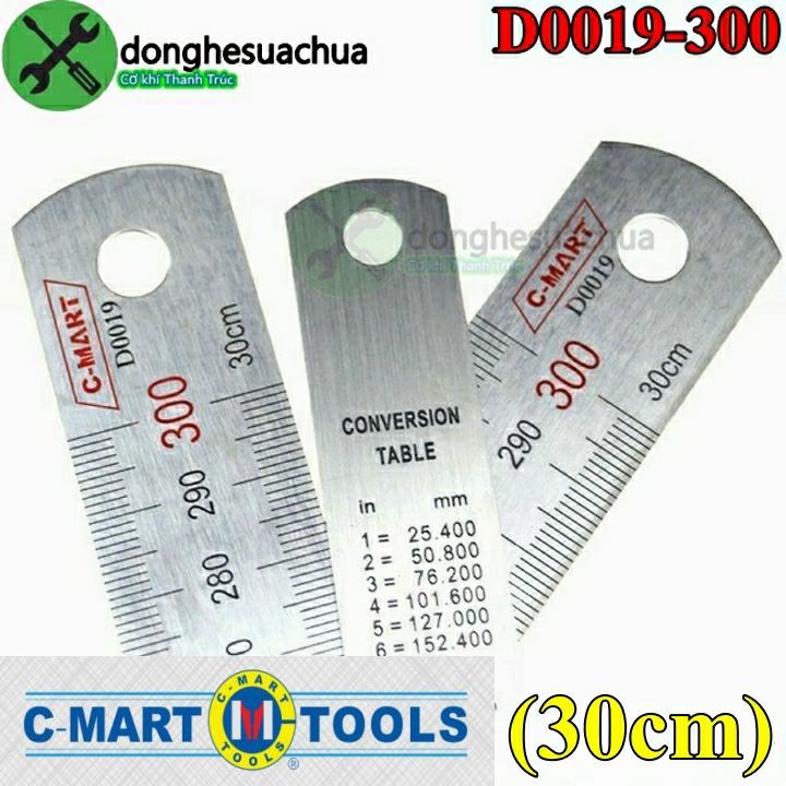 Thước lá C-Mart D0019-300 300mm (30cm)
