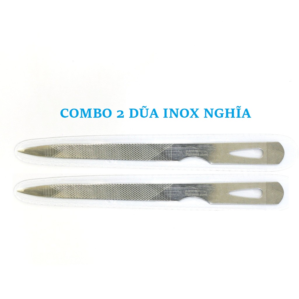 [HCM]COMBO 2 DŨA INOX NGHĨA