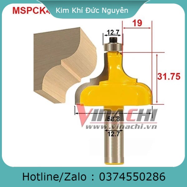 Mũi soi phào chỉ 9 - mũi soi phào chỉ vinachi kiểu 9 siêu bền hàng công ty