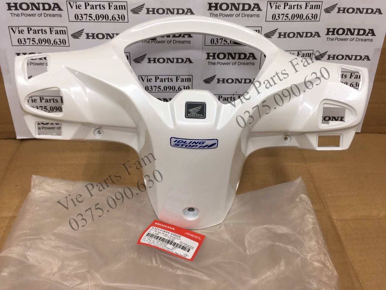 BỢ CỔ /Nắp sau tay lái / ỐP ĐẦU SAU VISION ĐỜI 2015-2020 NHIỀU MÀU, CHÍNH HIỆU HONDA MOTOR VN