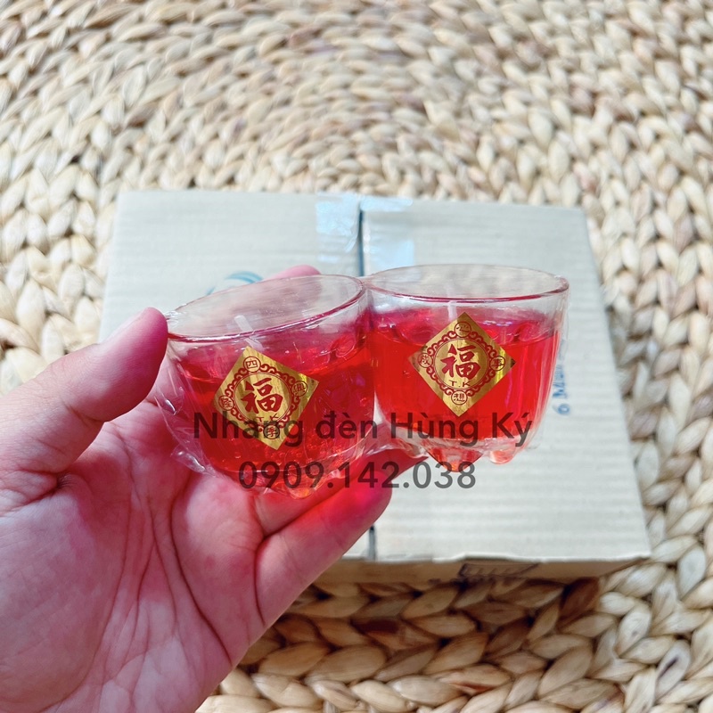 Đèn cầy ly múi