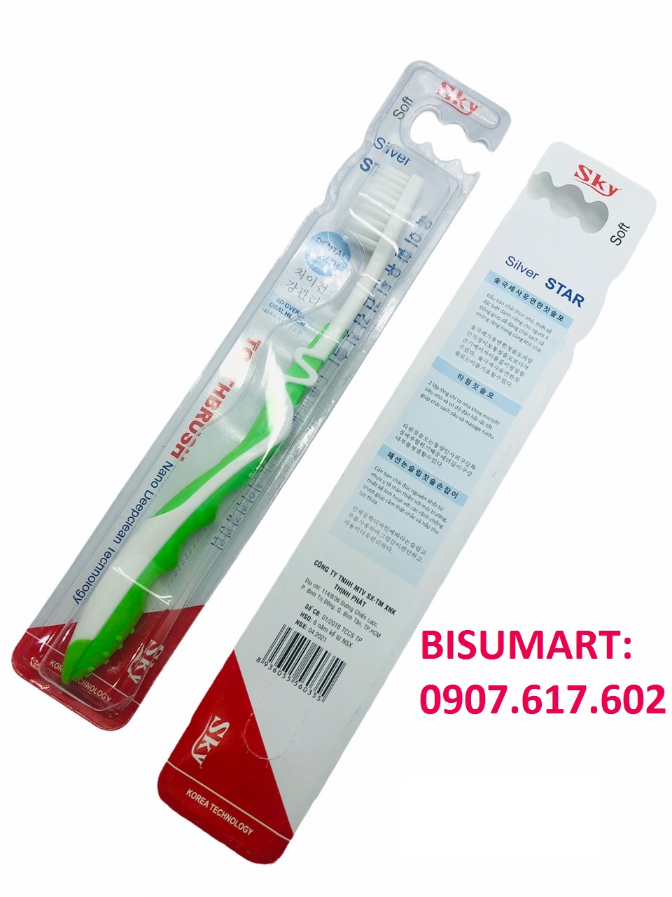 Bàn chải đánh răng SKY siêu mềm công nghệ Nano