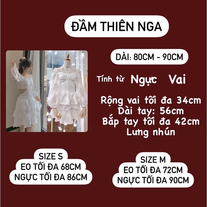 4K7❌ VÁY ĐẦM THIÊN NGA TRẮNG CÔNG CHÚA