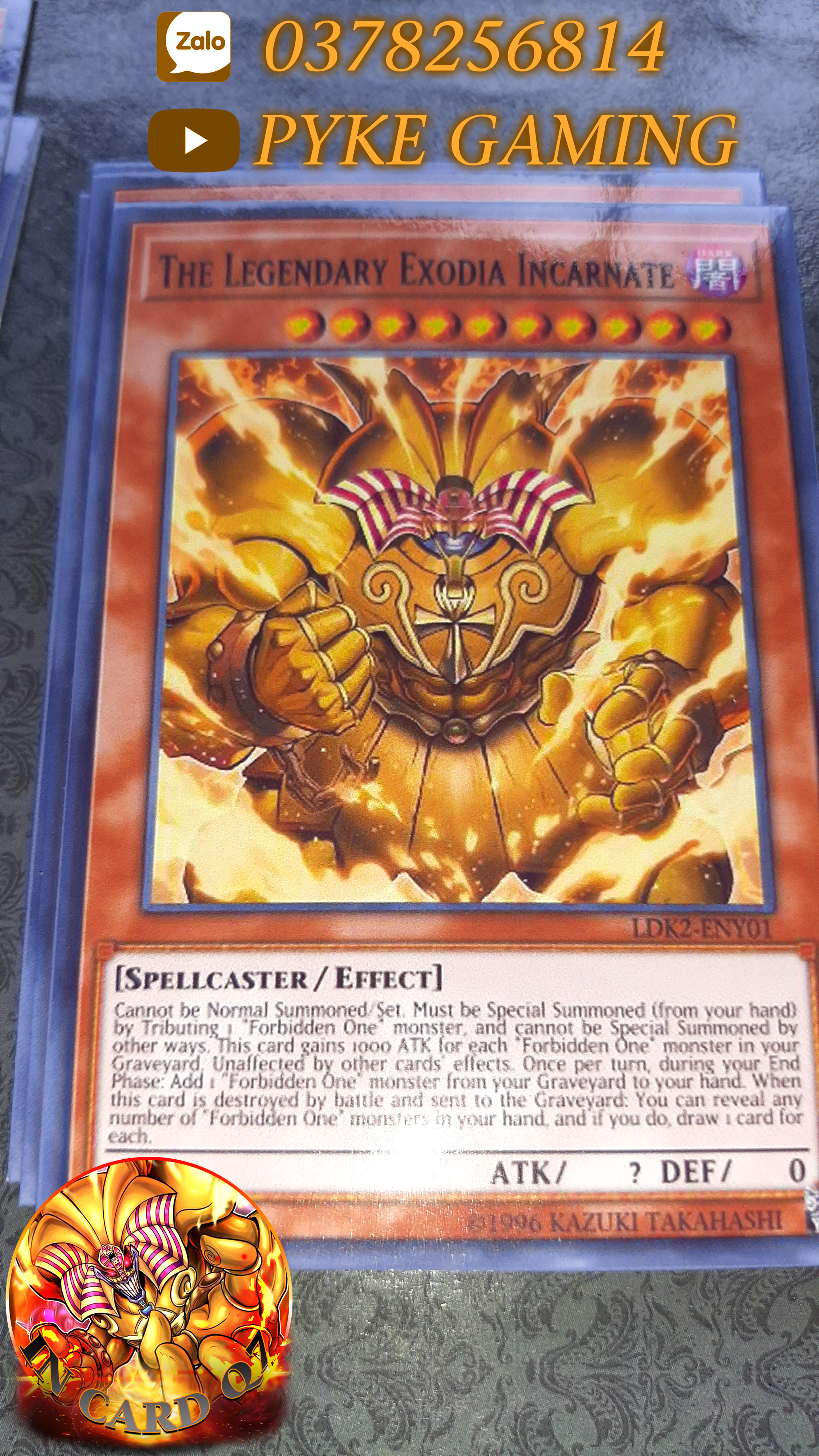 Pack 18 Lá Bài Yugioh  Exodia (Bài in Giấy Bóng Chất Lượng Cao)