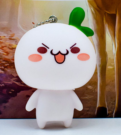 Móc khóa củ cải cute | Mầm cây