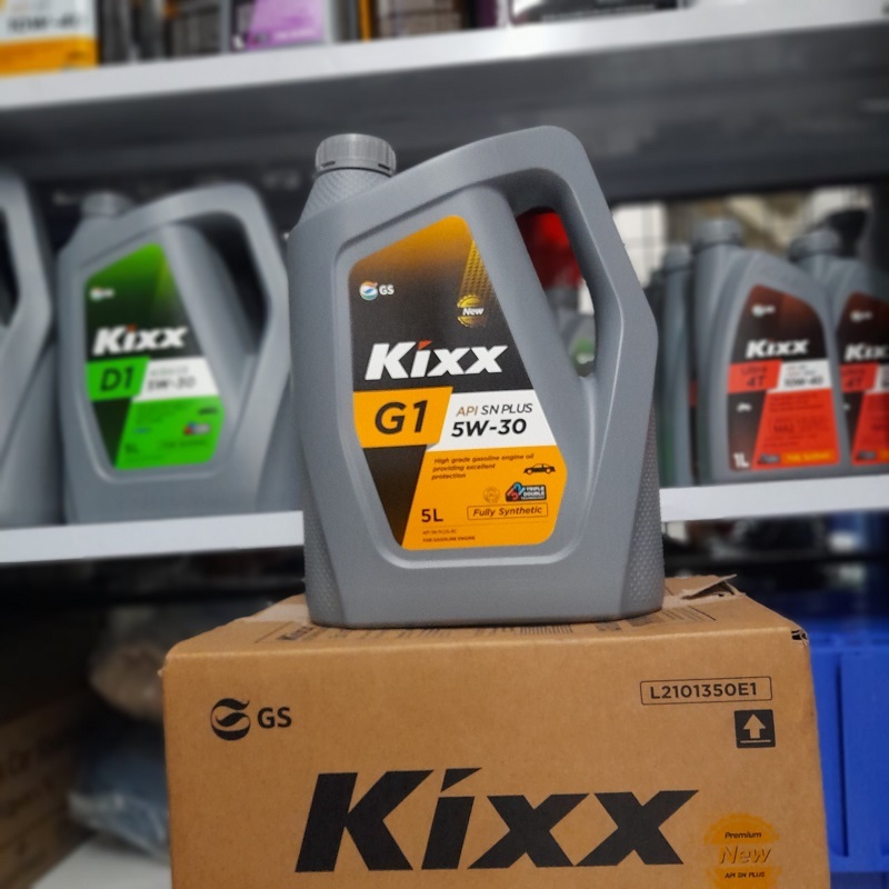 [FreeshipMAX] Dầu động cơ xăng tổng hợp cao cấp Kixx G1 API SN 5W30 5L công nghệ Triple Double