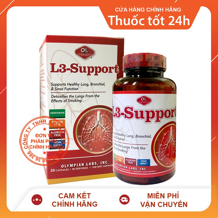 L3-Support L3 Support - Tăng cường chức năng phổi và thải độc phổi