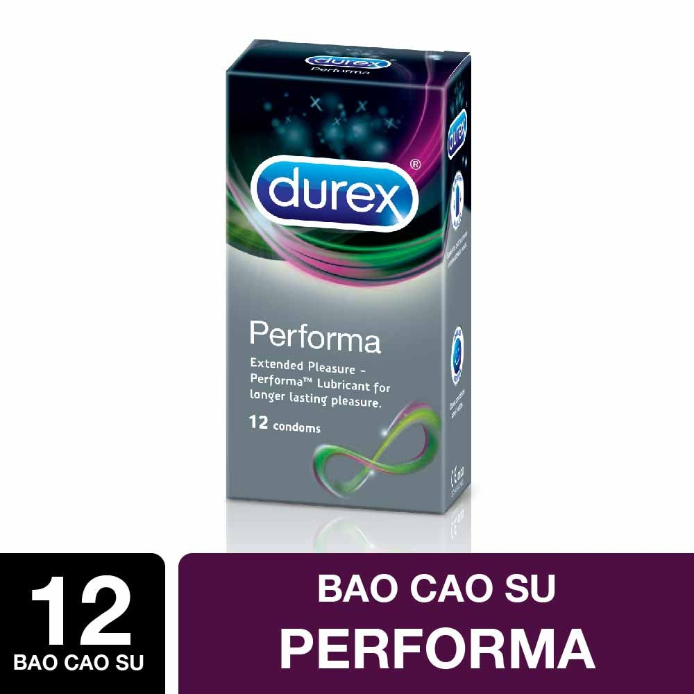 Bao cao su Durex Performa 12 bao  Che tên sản phẩm khi giao hàng