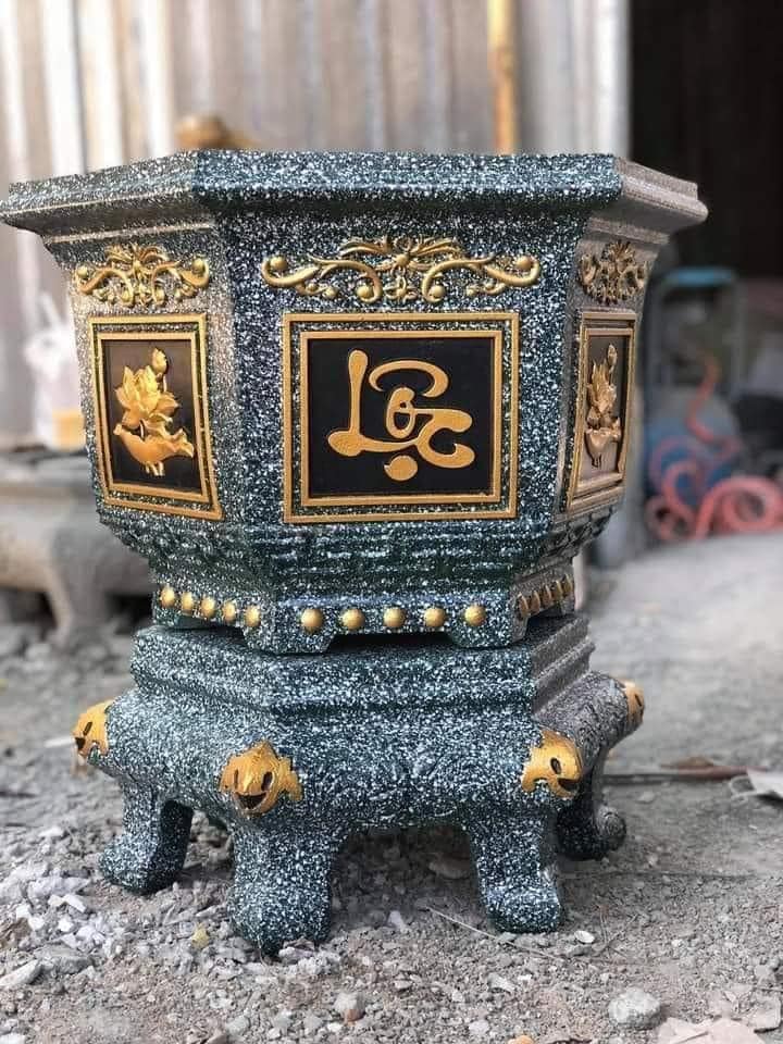 khuôn đúc chậu cảnh lục giác 45 và chân đôn ( khuôn nhựa ABS có lòng trong)